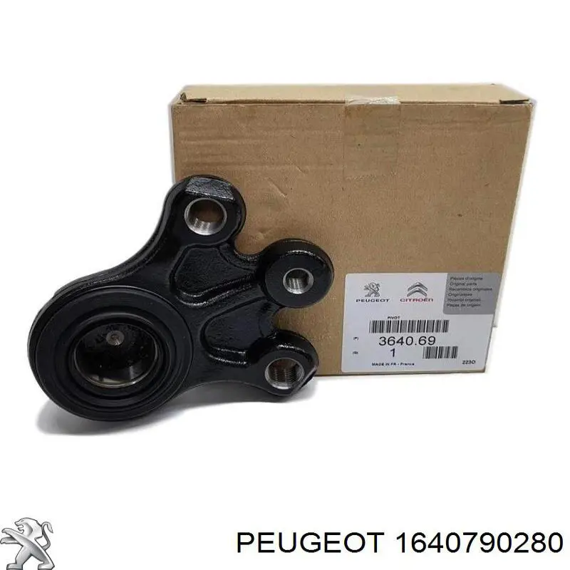 Czop (zwrotnica) przedni lewy Peugeot/Citroen 1640790280 cena, od 85,13 USD
