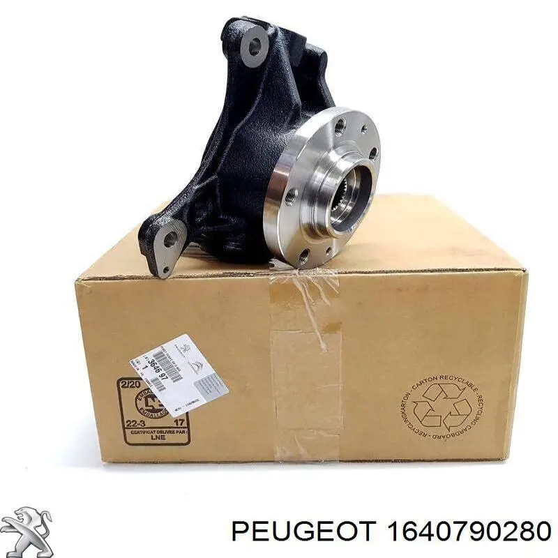1640790280 Peugeot/Citroen Czop (zwrotnica) przedni lewy