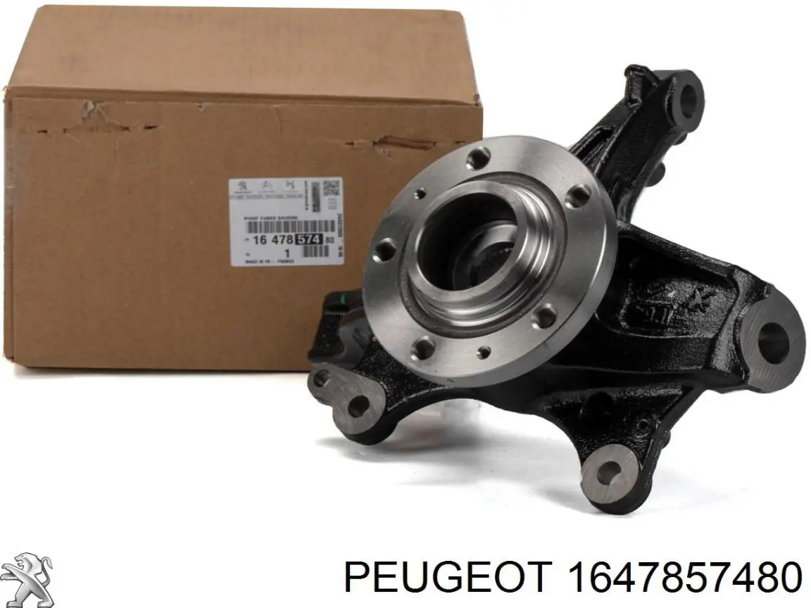 Czop (zwrotnica) przedni lewy Peugeot/Citroen 1618890980 cena, od 78,32 USD