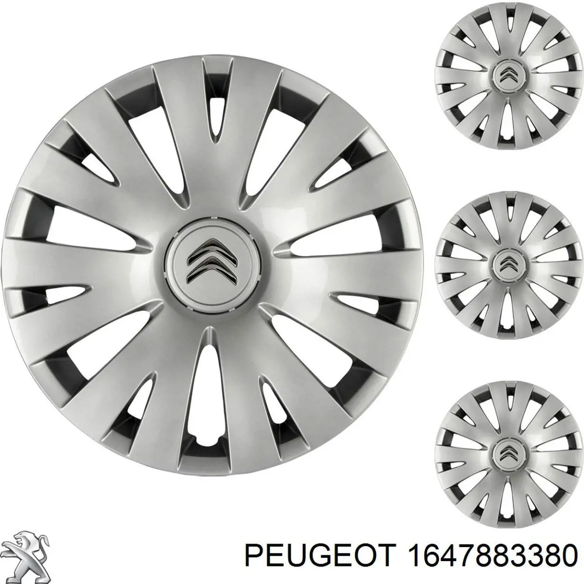 Tarcza hamulcowa przednia 1647883380 Peugeot/Citroen