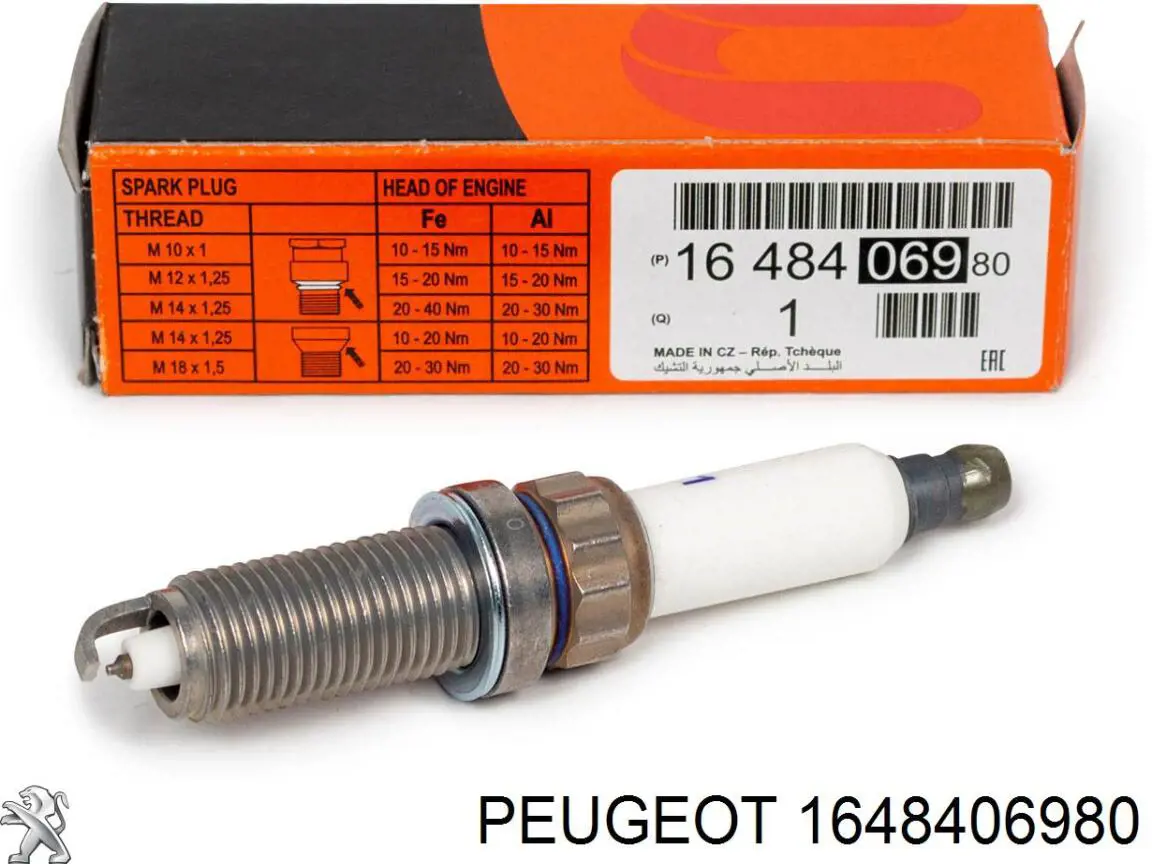 Do koszyka 1648406980 Peugeot/Citroen Świeca zapłonowa