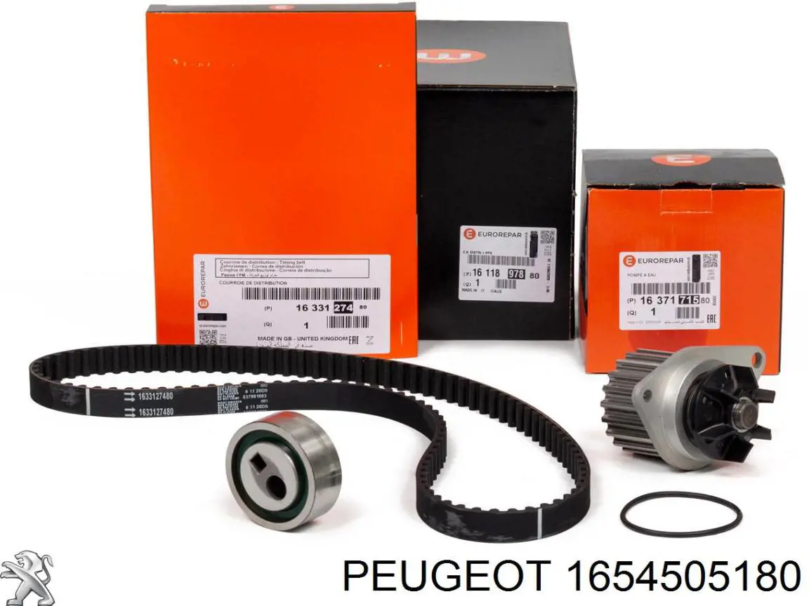 Do koszyka 1654505180 Peugeot/Citroen Zestaw naprawczy wtryskiwacza