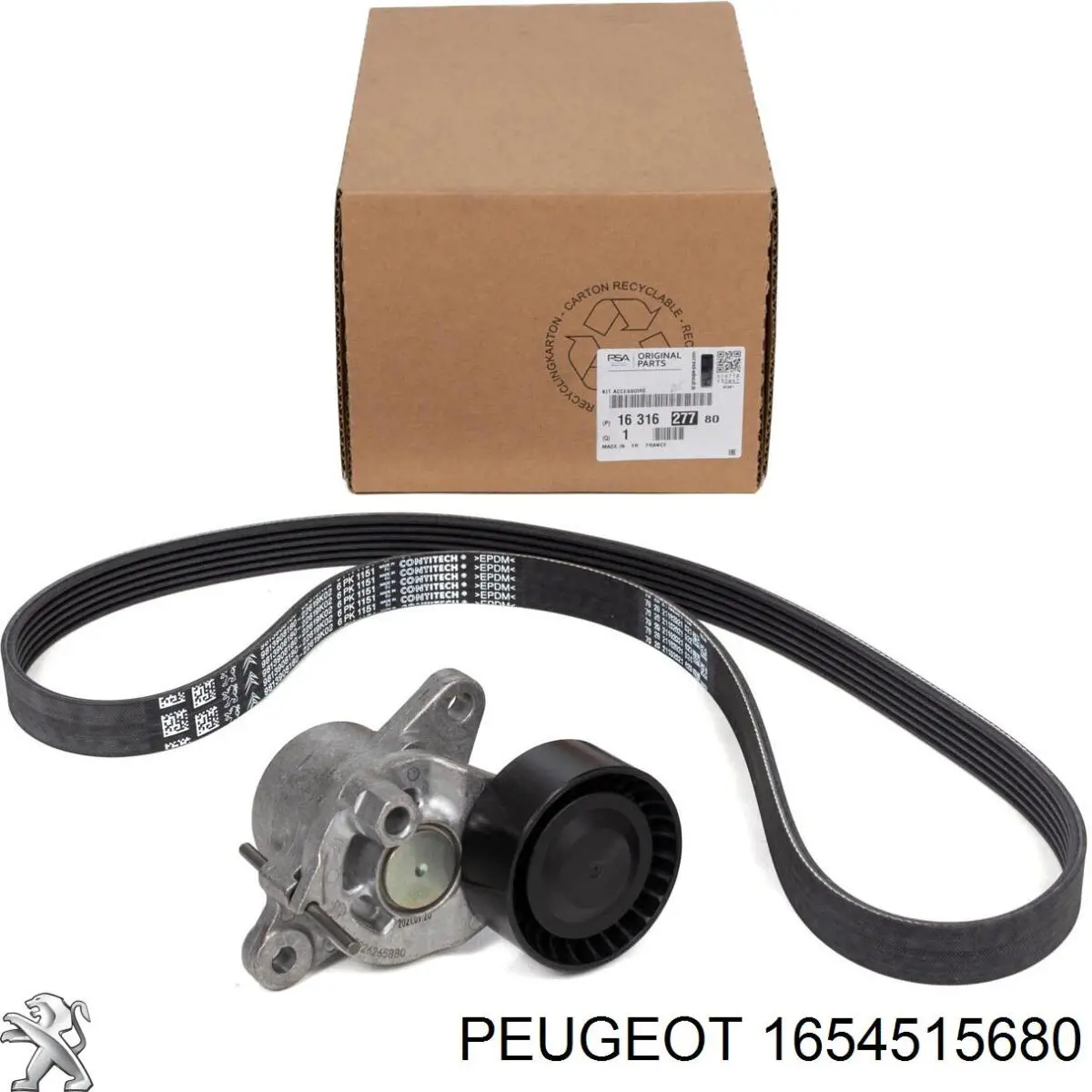 Do koszyka 1654515680 Peugeot/Citroen Pasek rozrządu, zestaw