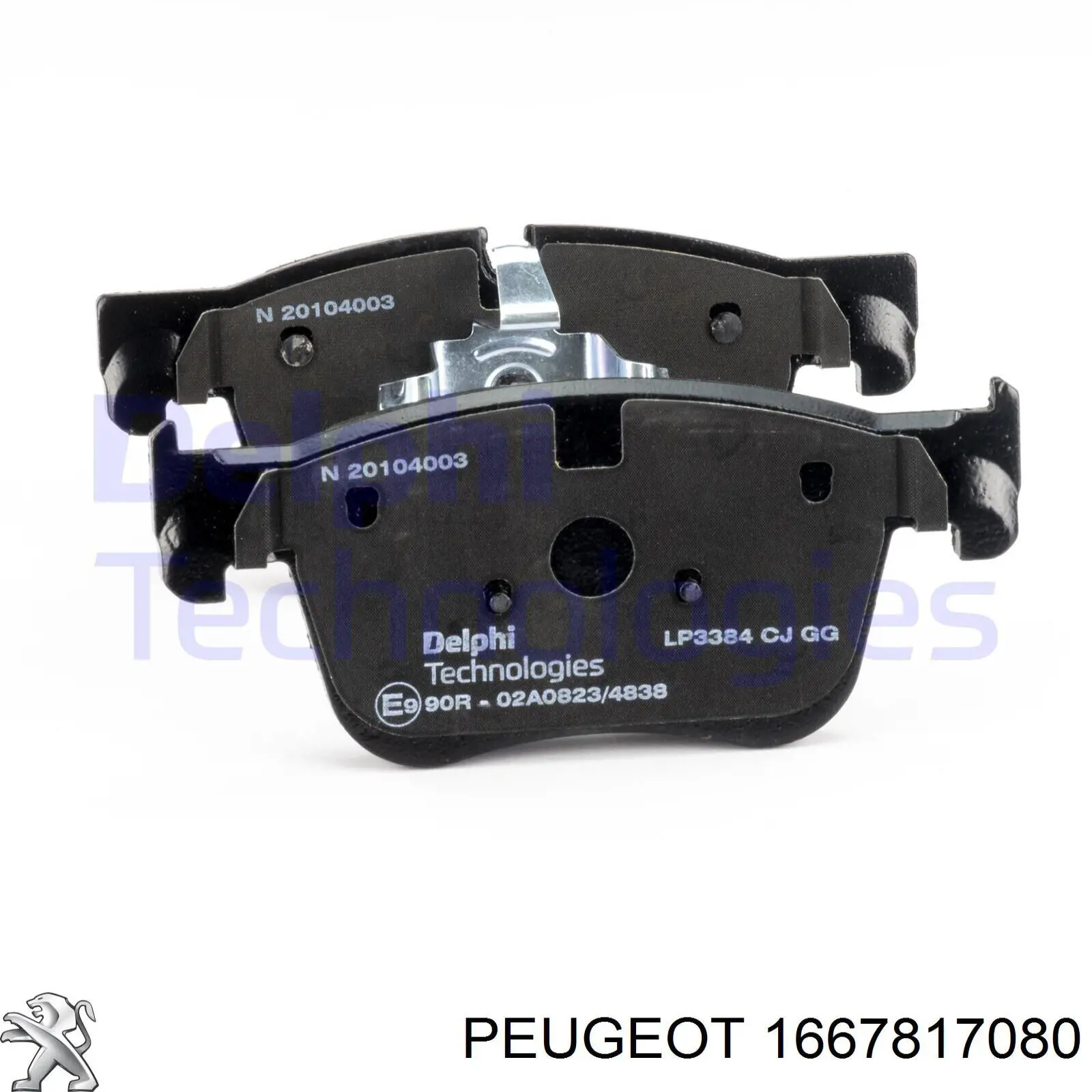 Klocki hamulcowe przednie tarczowe Peugeot/Citroen 1667817080 cena, od 39,85 USD