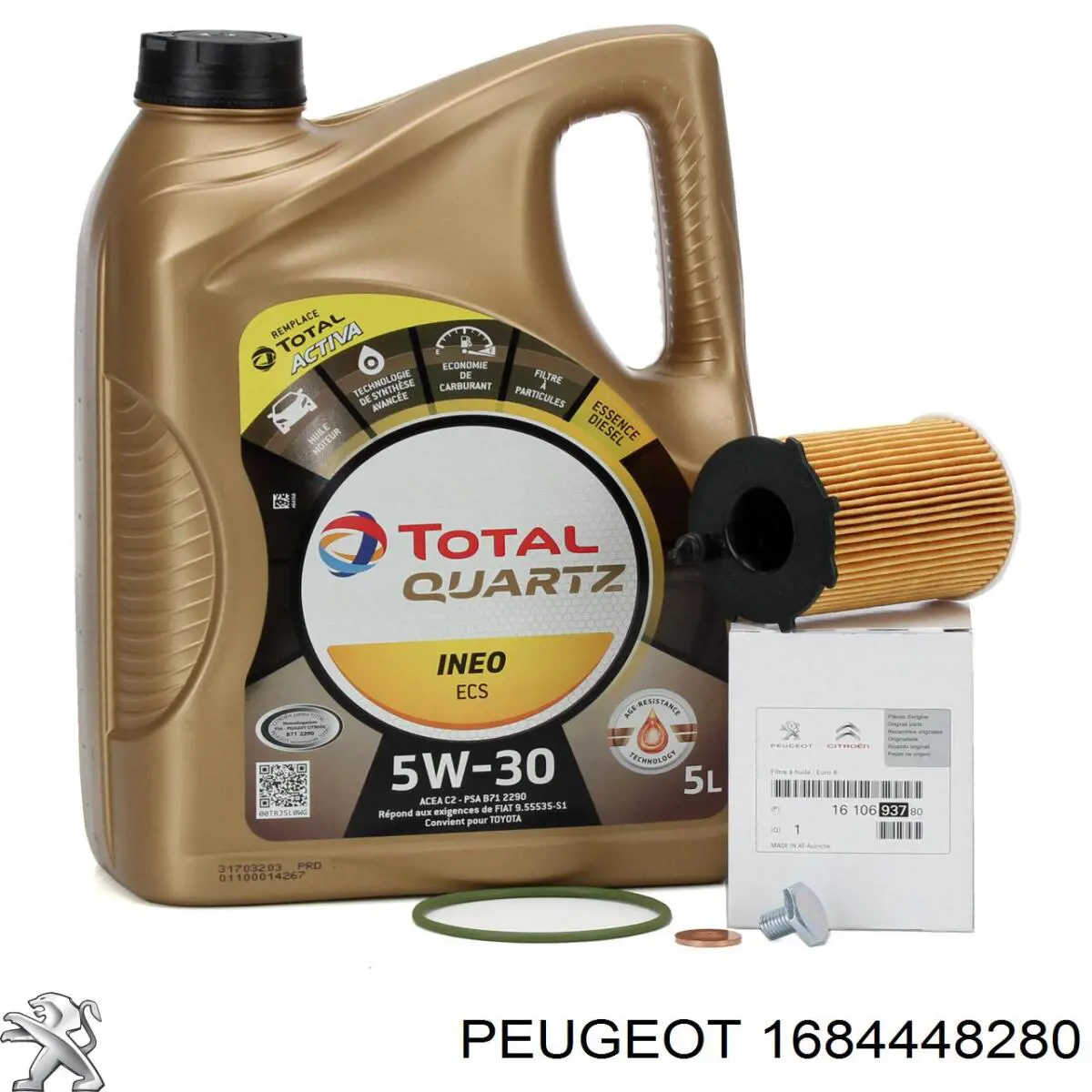 Pasek rozrządu, zestaw 1684448280 Peugeot/Citroen