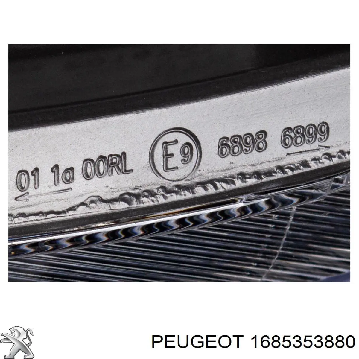 Reflektor prawy Peugeot/Citroen 1685353880 cena, od 223,52 USD