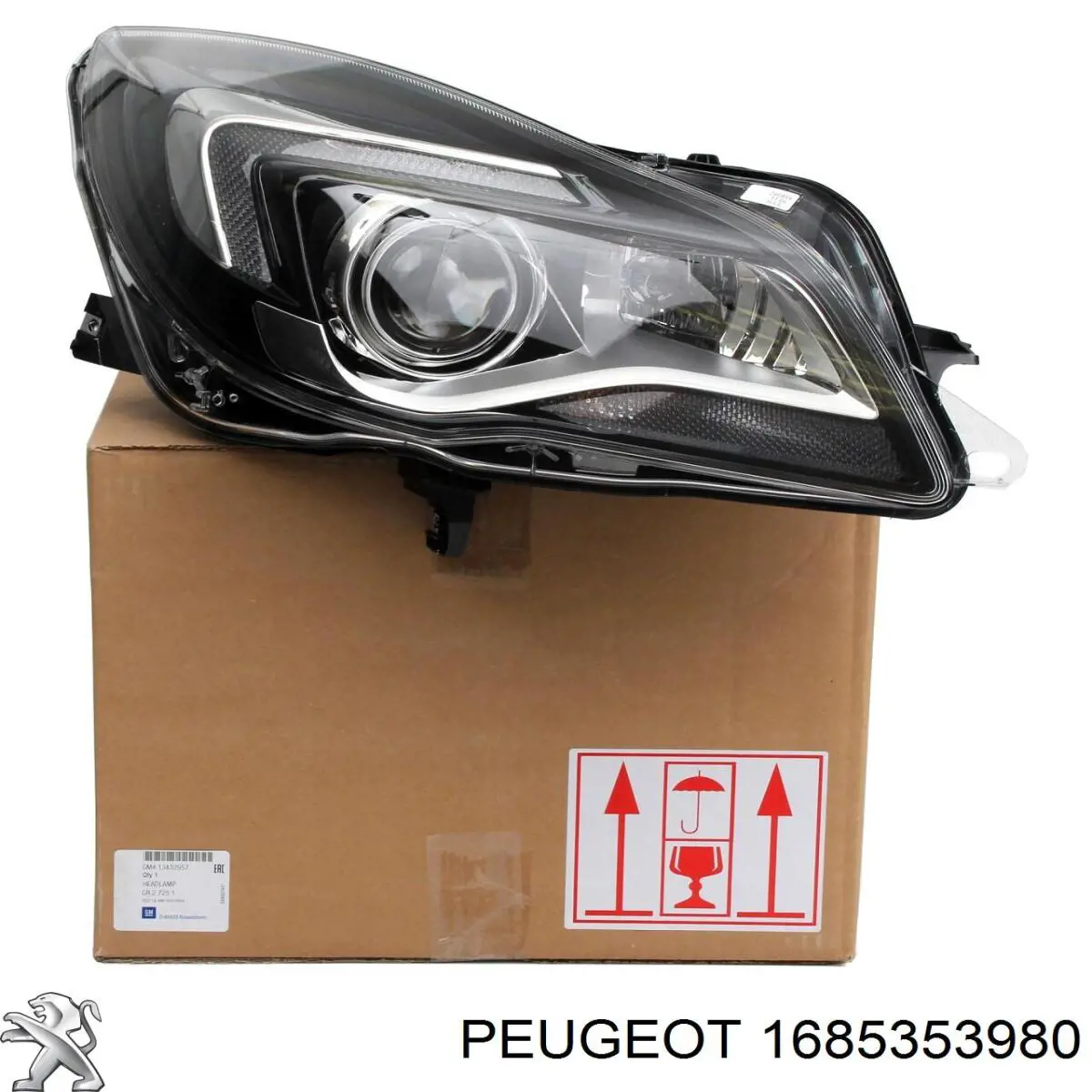 1685353980 Peugeot/Citroen Reflektor lewy