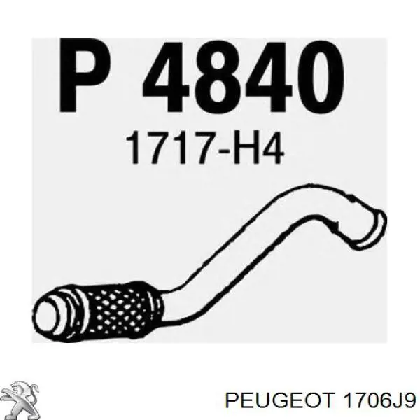 Przedni rura przyjęcia (kalesony) tłumika