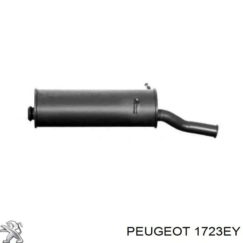 Do koszyka 1723EY Peugeot/Citroen Osłona (ekran termiczny) kolektora wydechowego