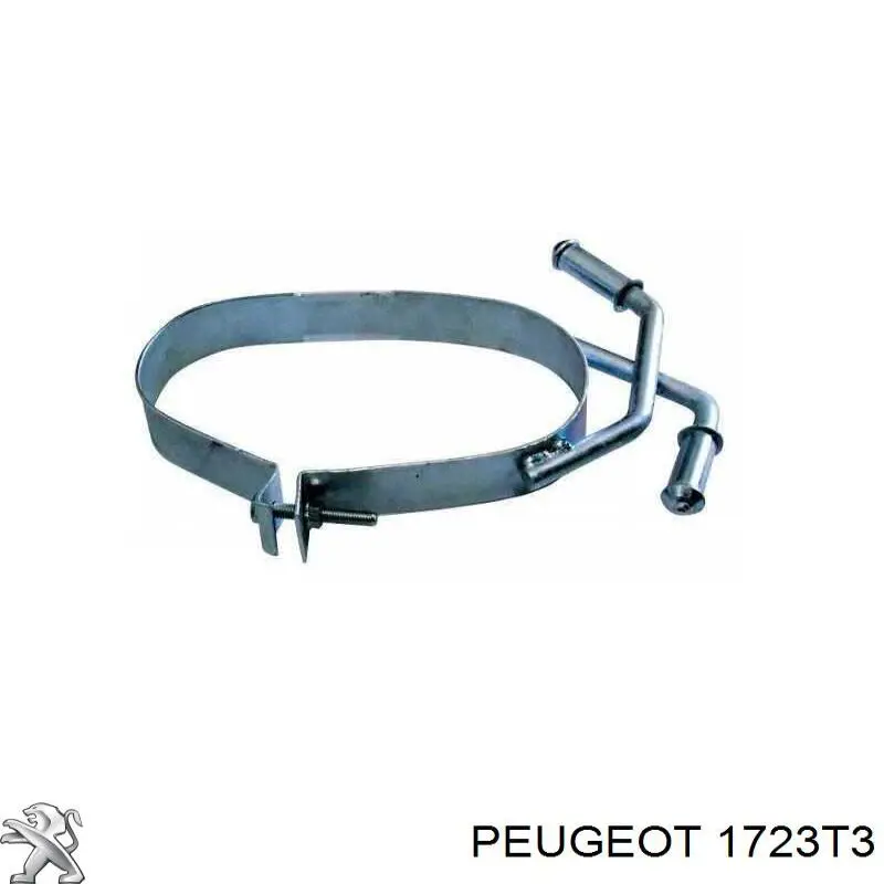 Do koszyka 1723T3 Peugeot/Citroen Osłona (ekran termiczny) kolektora wydechowego
