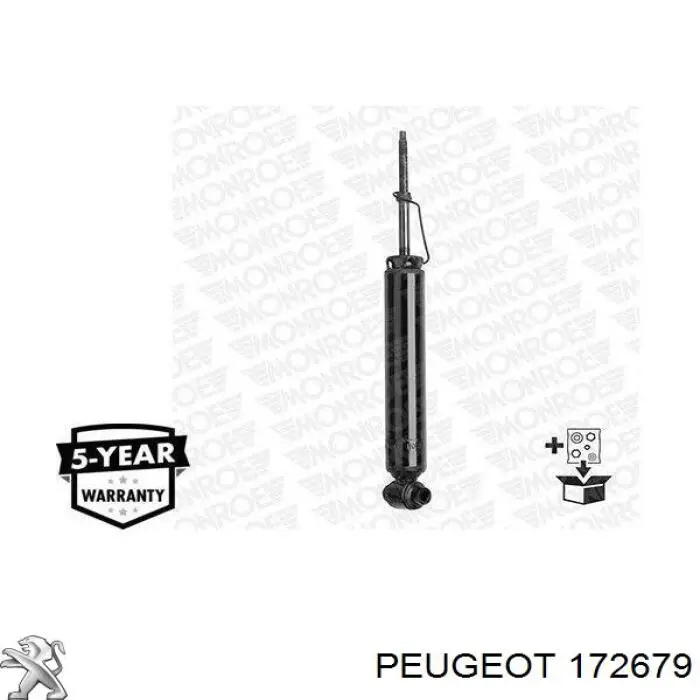 Tłumik, tylna część 172679 Peugeot/Citroen