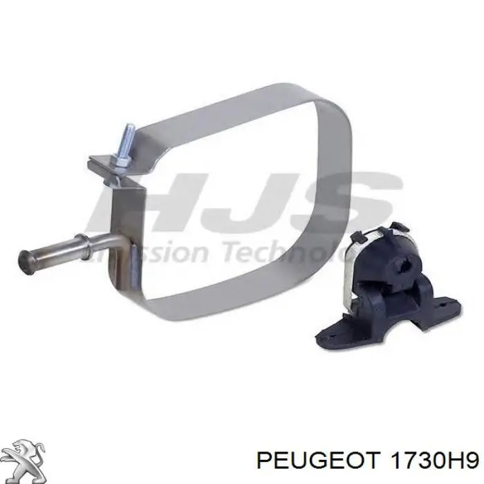 Tłumik, tylna część Peugeot/Citroen 1730H9 cena, od 66,93 USD