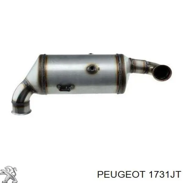 1731JT Peugeot/Citroen Filtr cząstek stałych układu wydechowego