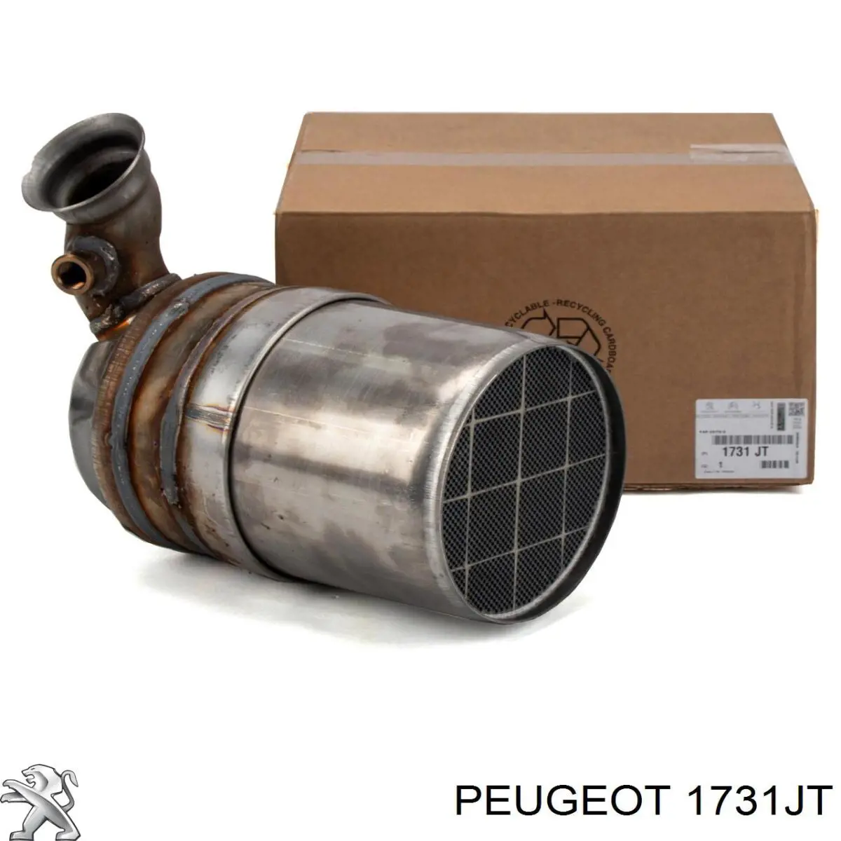 Filtr cząstek stałych układu wydechowego 1731JT Peugeot/Citroen