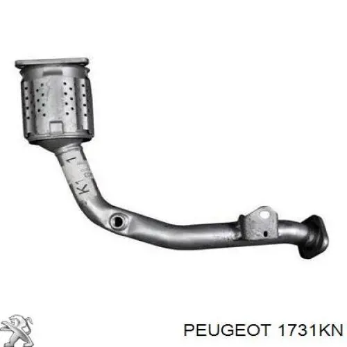 1731KN Peugeot/Citroen Konwerter-katalizator
