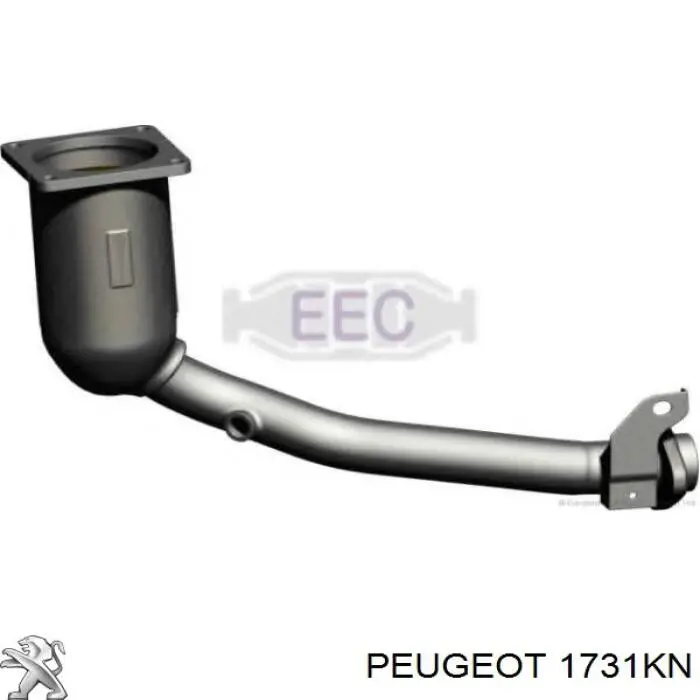 Konwerter-katalizator Peugeot/Citroen 1731KN cena, od 189,61 USD