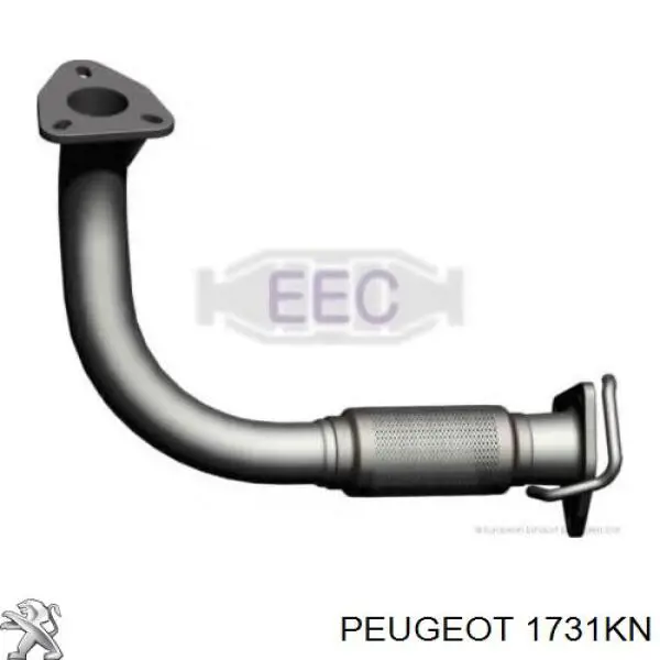 Konwerter-katalizator 1731KN Peugeot/Citroen