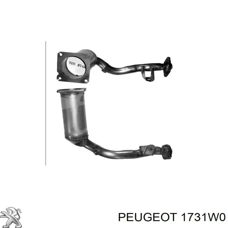 Do koszyka 1731W0 Peugeot/Citroen Konwerter-katalizator