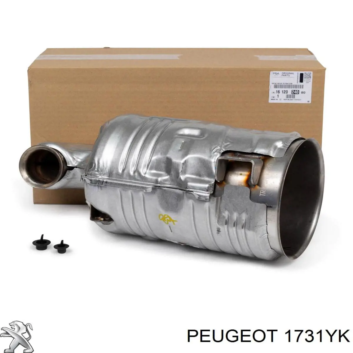 1731YK Peugeot/Citroen Konwerter-katalizator