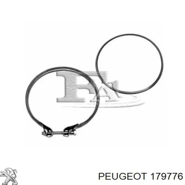 179776 Peugeot/Citroen Wspornik (uchwyt) tłumika przedni