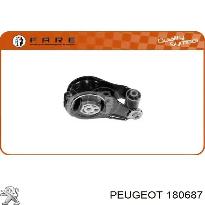 180687 Peugeot/Citroen Poduszka (podpora) silnika tylna