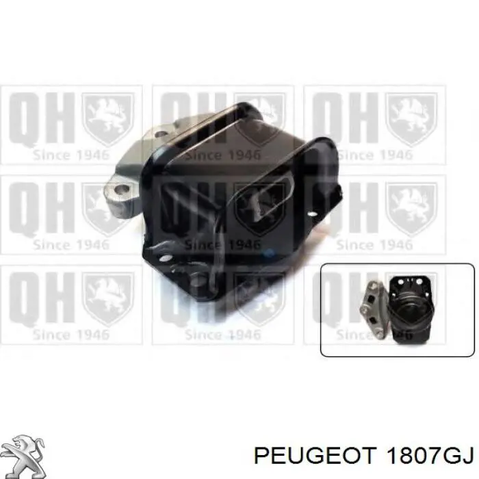 Poduszka (podpora) silnika prawa Peugeot/Citroen 1807GJ cena, od 65,03 USD
