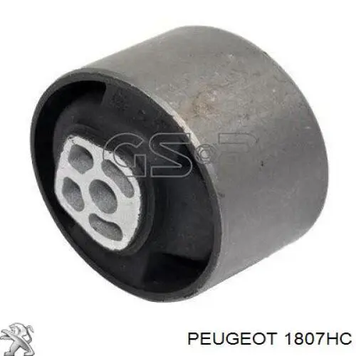 Do koszyka 00001807ER Peugeot/Citroen Poduszka (podpora) silnika tylna