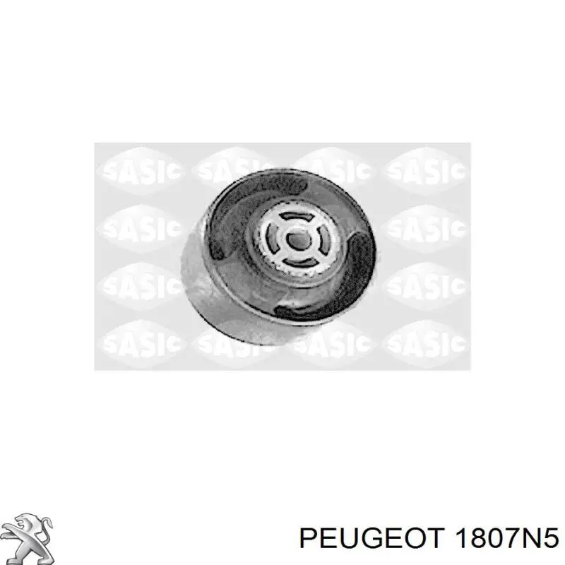 Do koszyka 1807N5 Peugeot/Citroen Poduszka (podpora) silnika tylna