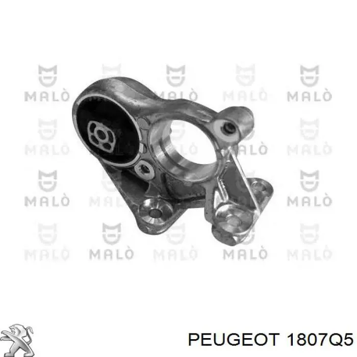 1807Q5 Peugeot/Citroen Poduszka (podpora) silnika tylna