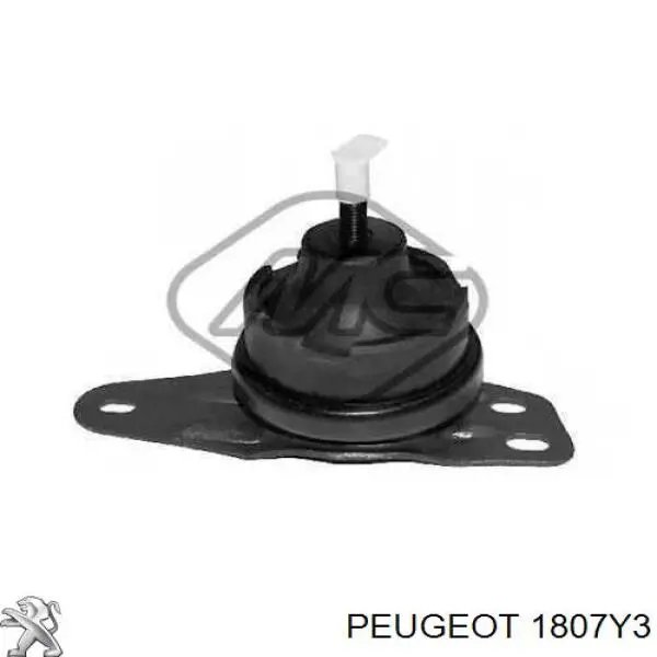 Poduszka (podpora) silnika prawa 1807Y3 Peugeot/Citroen