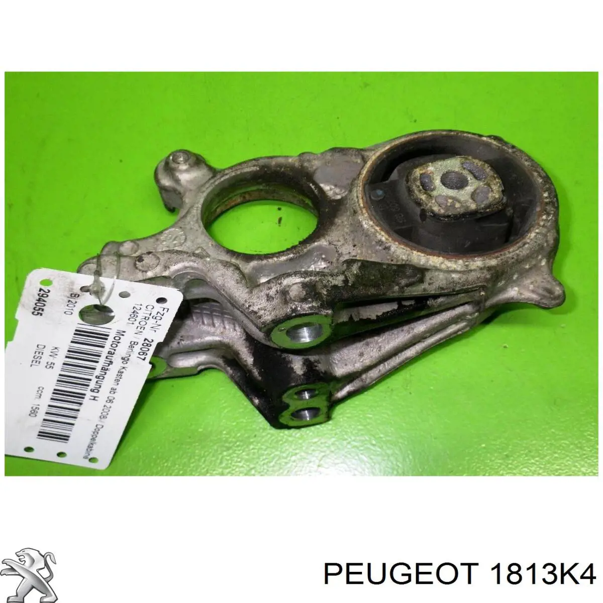 Do koszyka 1813K4 Peugeot/Citroen Poduszka (podpora) silnika lewa