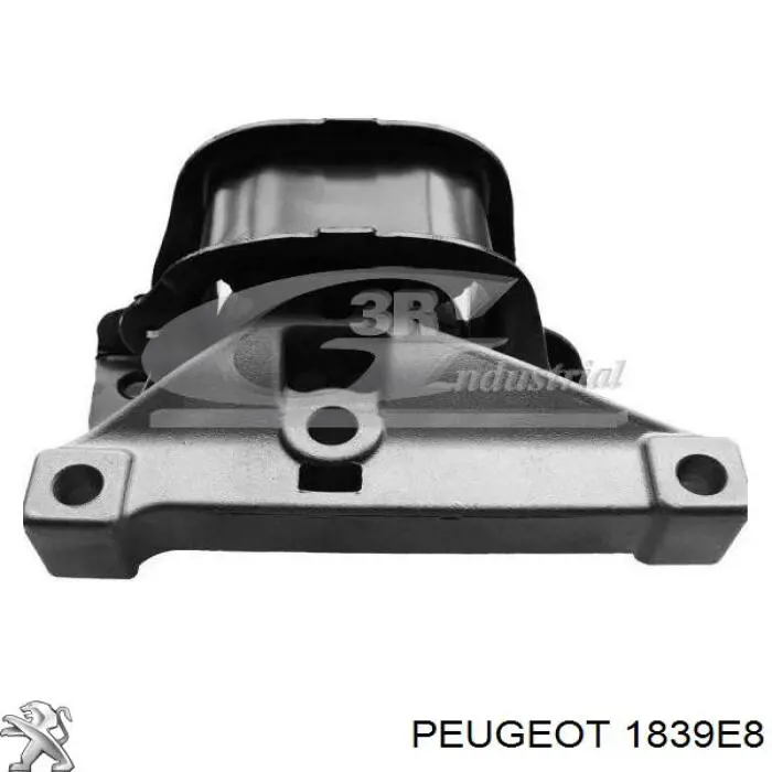 Do koszyka 1839E8 Peugeot/Citroen Poduszka (podpora) silnika prawa