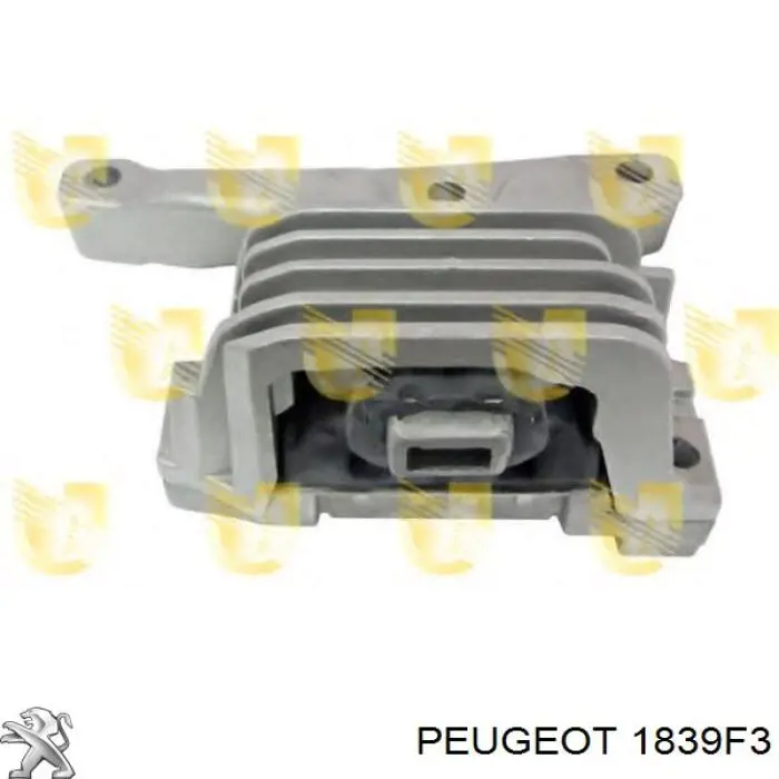 Do koszyka 1839F3 Peugeot/Citroen Poduszka (podpora) silnika prawa
