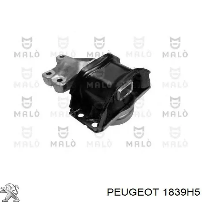 Poduszka (podpora) silnika prawa Peugeot/Citroen 1839H5 cena, od 78,22 USD
