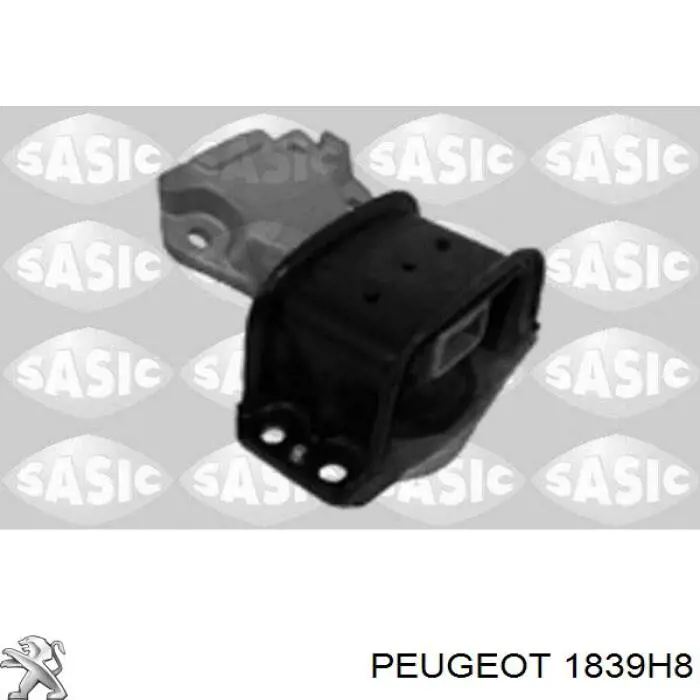 Poduszka (podpora) silnika prawa 1839H8 Peugeot/Citroen
