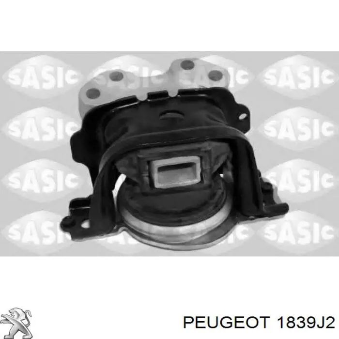 Poduszka (podpora) silnika prawa Peugeot/Citroen 1839J2 cena, od 70,26 USD