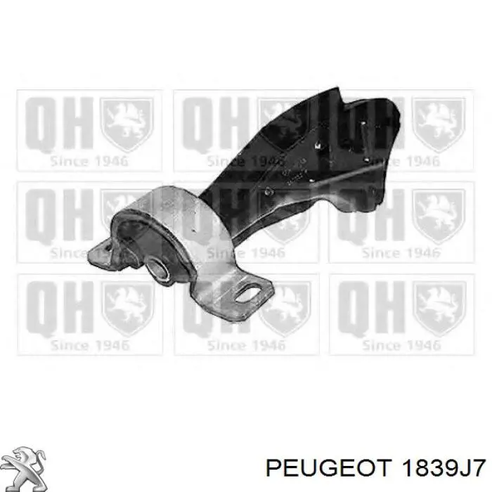 Do koszyka 1839J7 Peugeot/Citroen Poduszka (podpora) silnika prawa