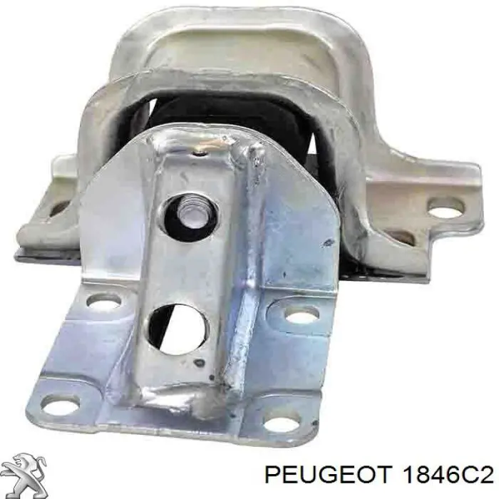 Do koszyka 1846C2 Peugeot/Citroen Poduszka (podpora) silnika lewa