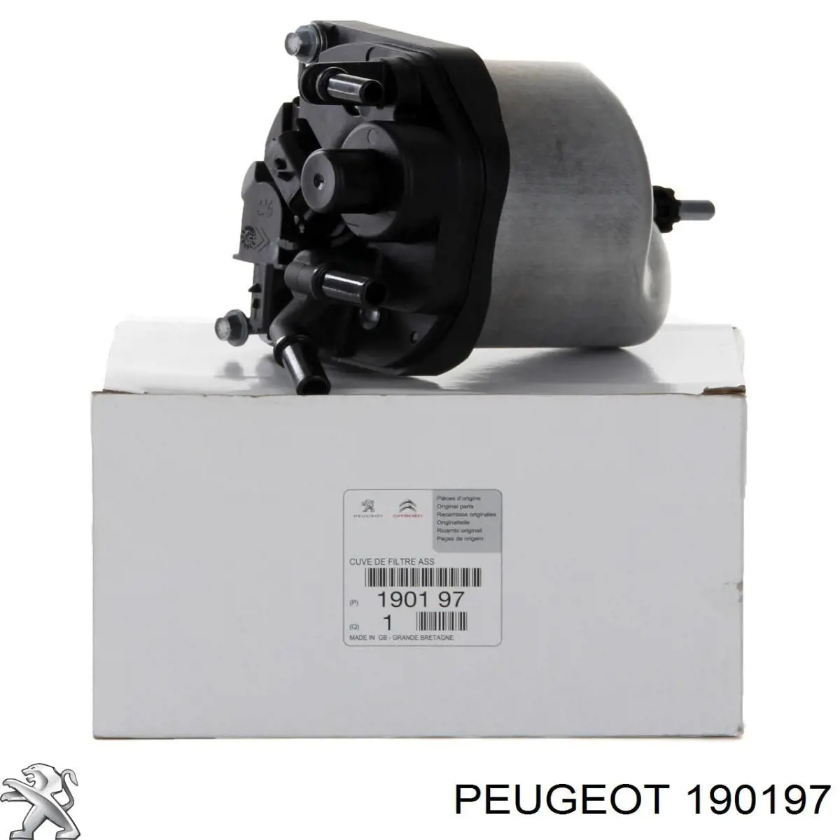 Do koszyka 190197 Peugeot/Citroen Obudowa filtra paliwa