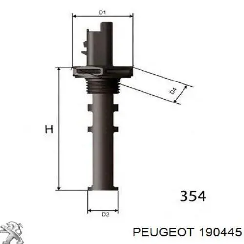 Podgrzewacz paliwa w filtrze Peugeot/Citroen 190445 cena, od 26,30 USD