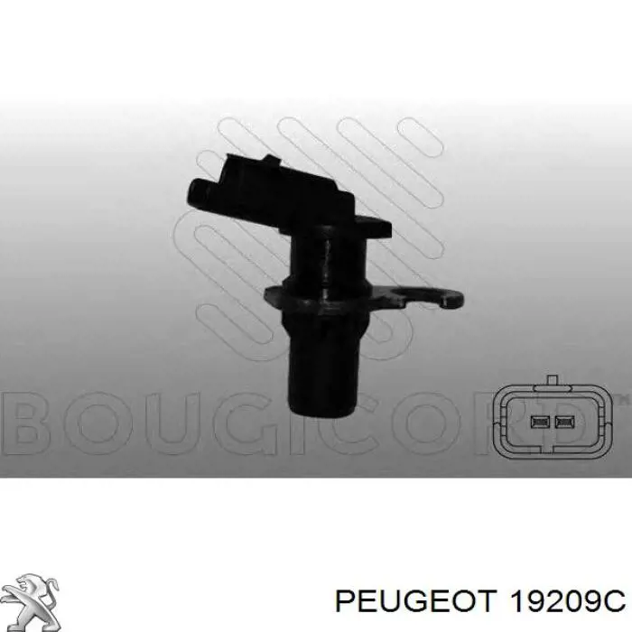 Do koszyka 19209C Peugeot/Citroen Czujnik położenia wału korbowego
