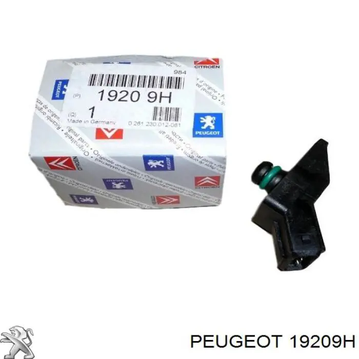 Do koszyka 19209H Peugeot/Citroen Czujnik ciśnienia w kolektorze ssącym, MAP