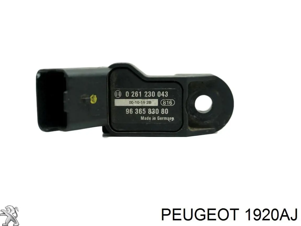 Czujnik ciśnienia w kolektorze ssącym, MAP Peugeot/Citroen 1920AJ cena, od 16,22 USD