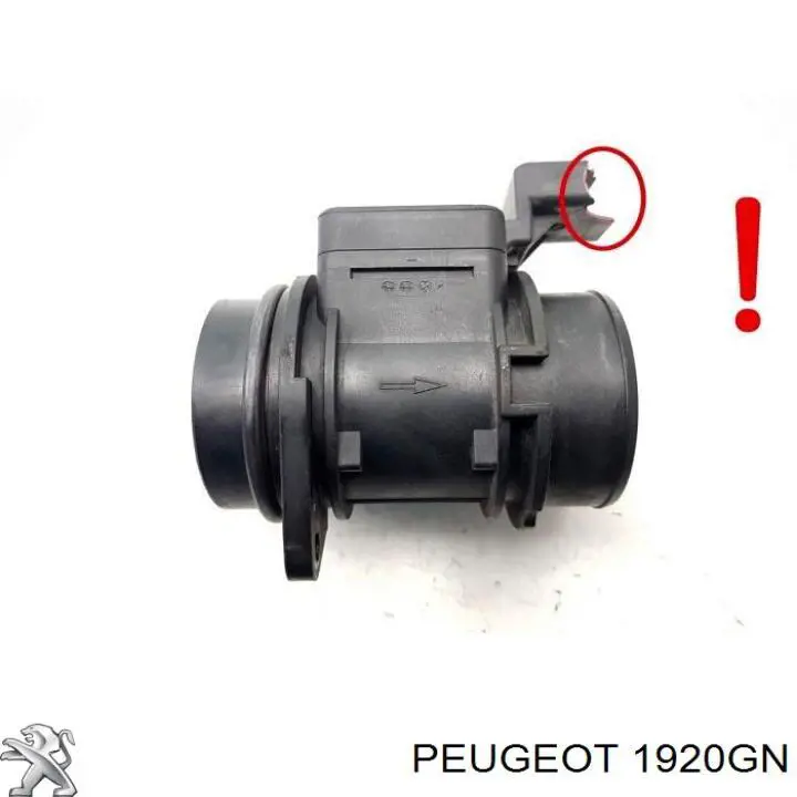 Czujnik przepływu powietrza, przepływomierz powietrza M.A.F. Peugeot/Citroen 1920GN cena, od 51,13 USD