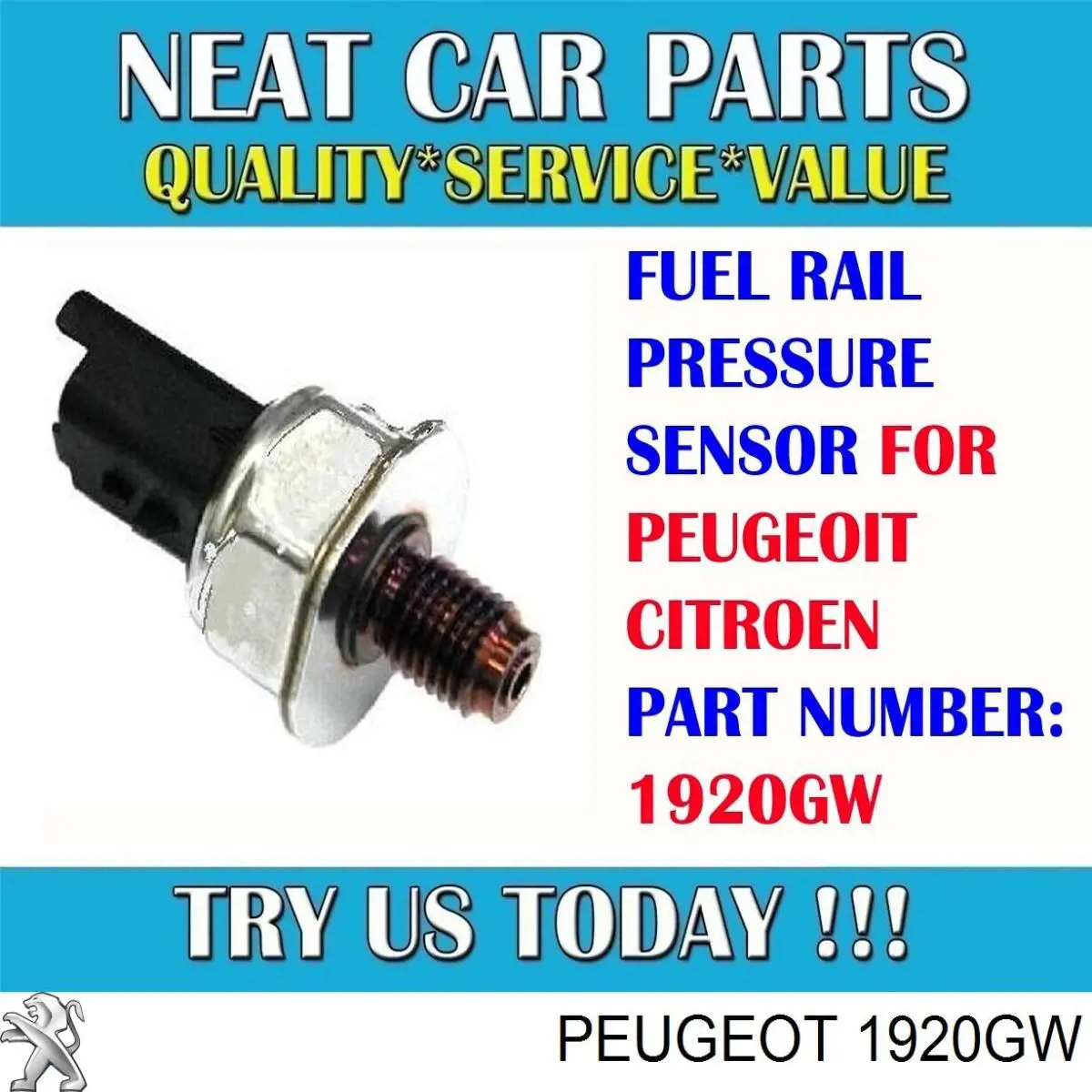 Czujnik ciśnienia paliwa 1920GW Peugeot/Citroen