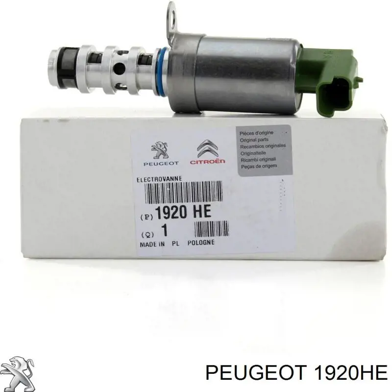 Zawór elektromagnetyczny faz rozrządu Peugeot/Citroen 1920HE cena, od 398,10 USD
