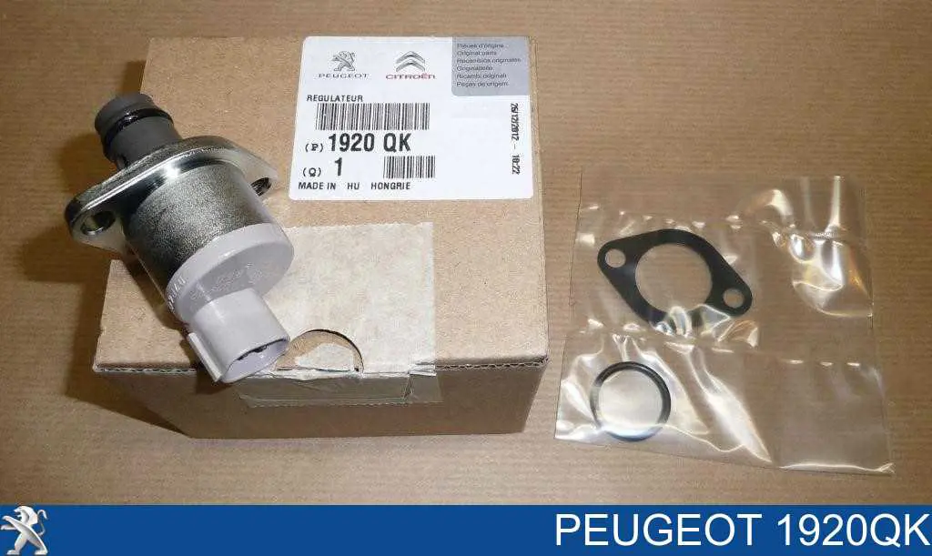 1920QK Peugeot/Citroen Zawór regulacji ciśnienia (zawór redukcyjny pompy wtryskowej) System Common-Rail