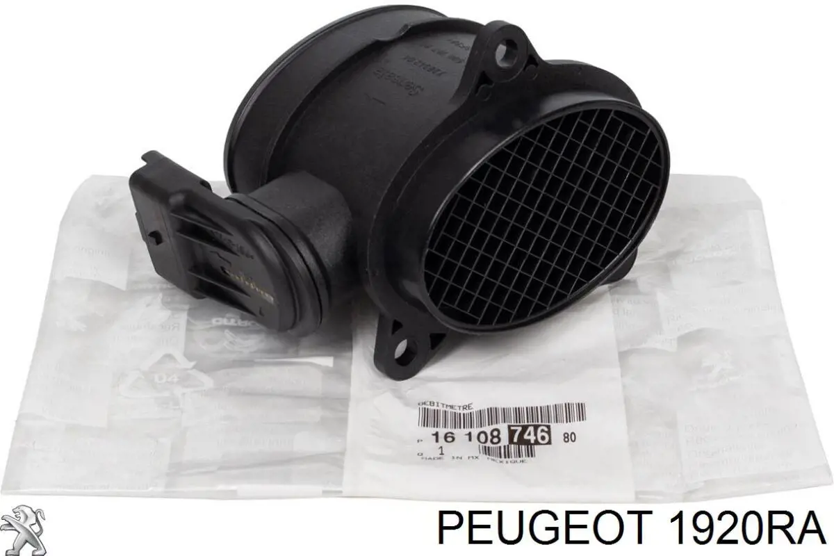Czujnik przepływu powietrza, przepływomierz powietrza M.A.F. 1920RA Peugeot/Citroen