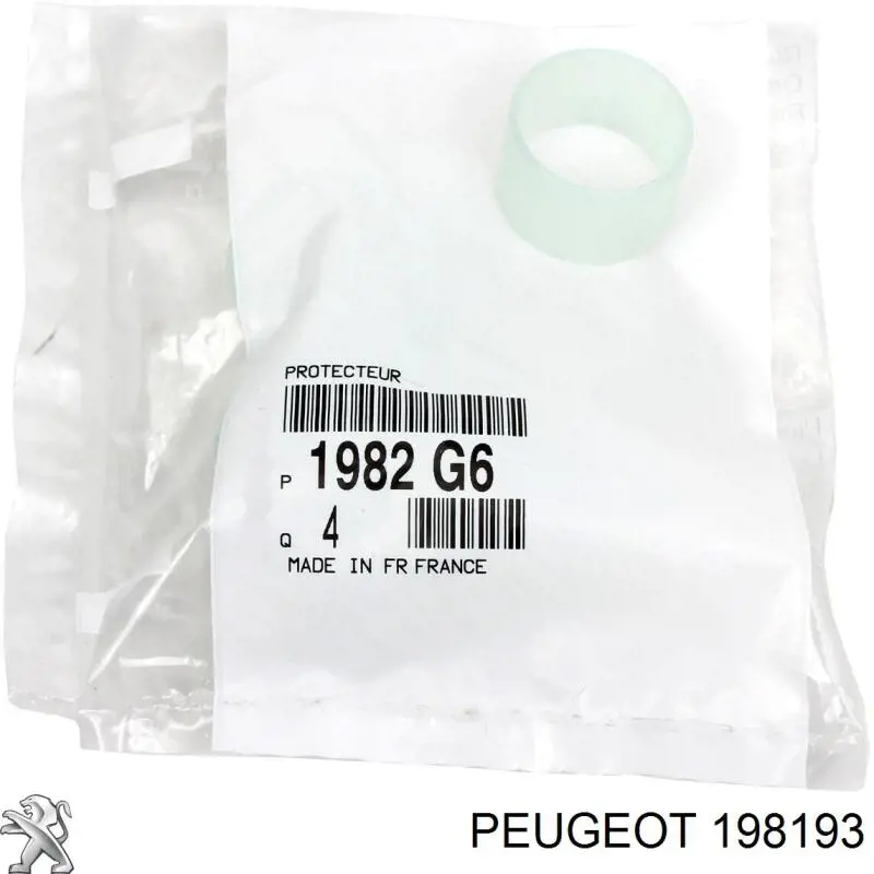 Do koszyka 198193 Peugeot/Citroen Pierścień uszczelniający króciec rury tłocznej wtryskiwacza