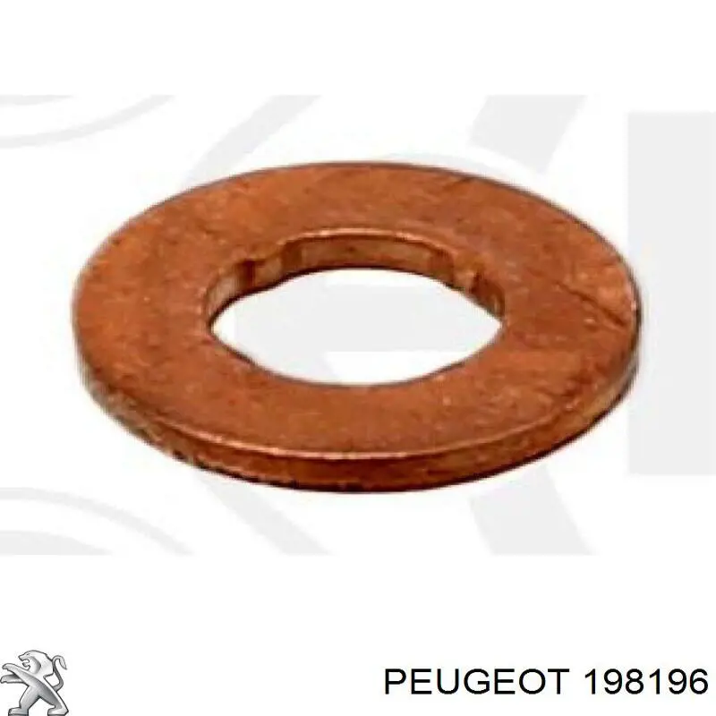 Do koszyka 198196 Peugeot/Citroen Pierścień uszczelniający wtryskiwacza